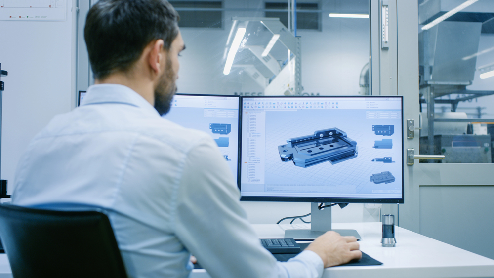 CAD-Design am Bildschirm
